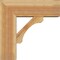 Ekena Millwork Legacy Block Rough Sawn Bracket w/ Offset Brace, Western Red Cedar, 8"W x 22"D x 22"H BKT0806X22X22LEC05RWR - alternate 3